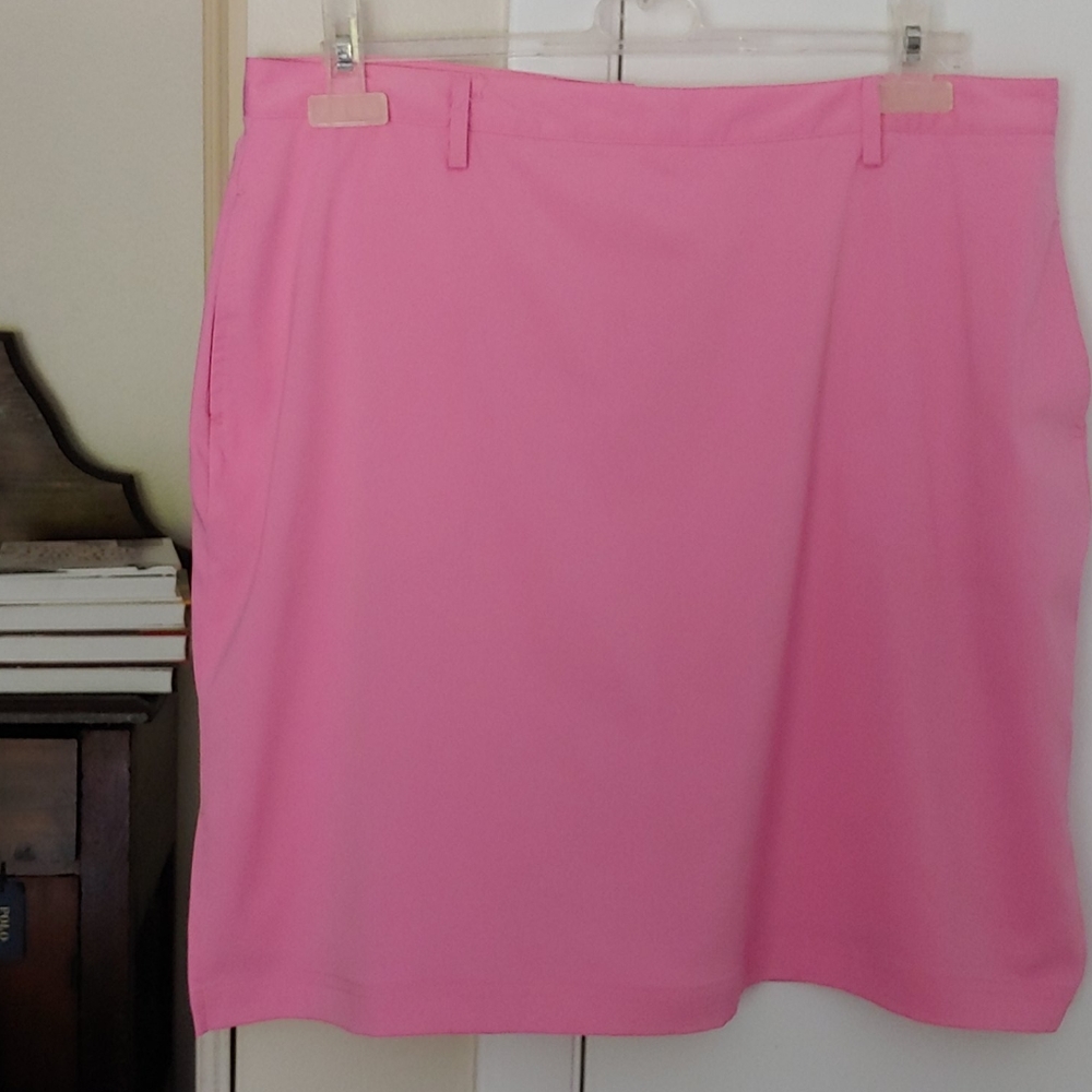 Pink golf skirt